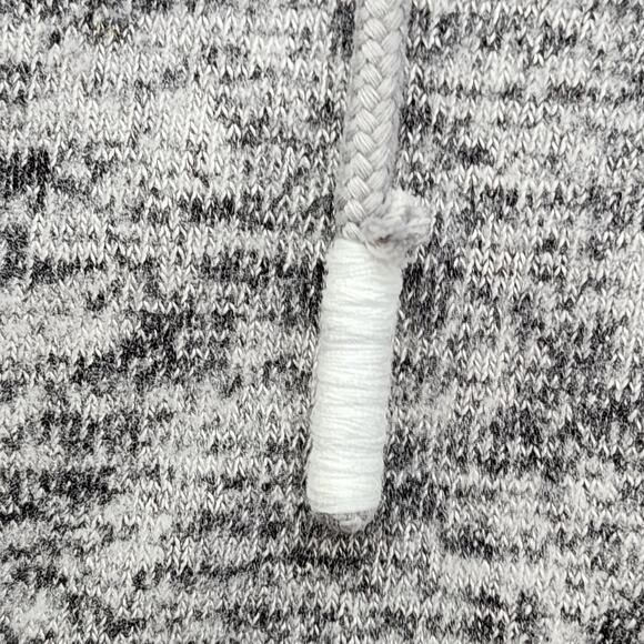 NEW Hem & Thread Sweater Womens M Gray Sherpa Lined Funnel Neck Lightweight - Picture 2 of 10